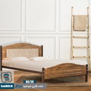 تخت دو نفره چوبی سوگل