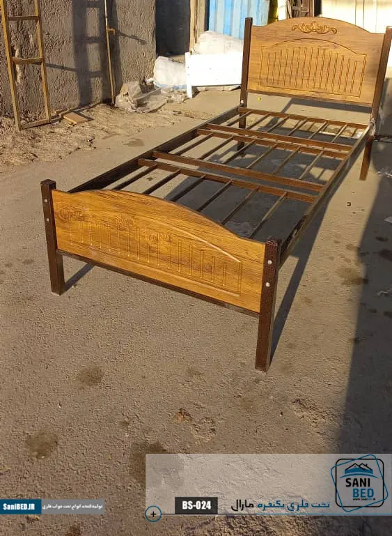 تختخواب یک نفره فلزی مارال