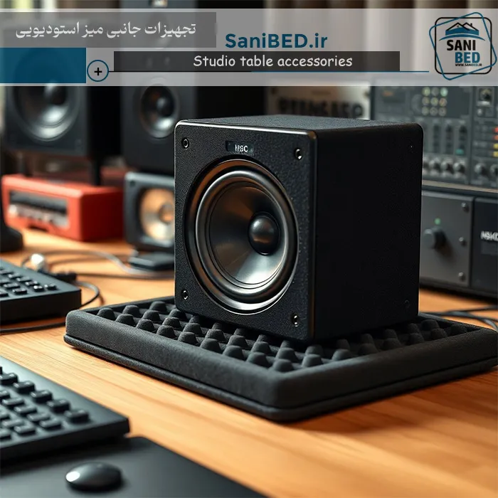 پد زیر اسپیکر برای حذف نویزهای اضافی در استودیو