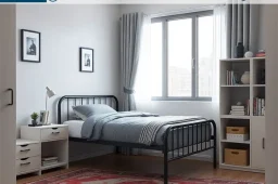 تخت خواب ساده نوجوان