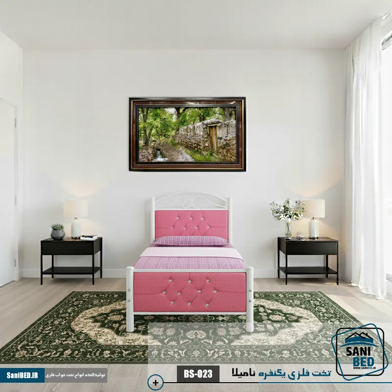 تخت خواب یک نفره نامیلا