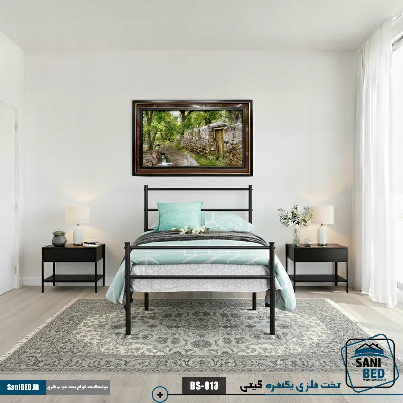 تخت خواب یک نفره گیتی