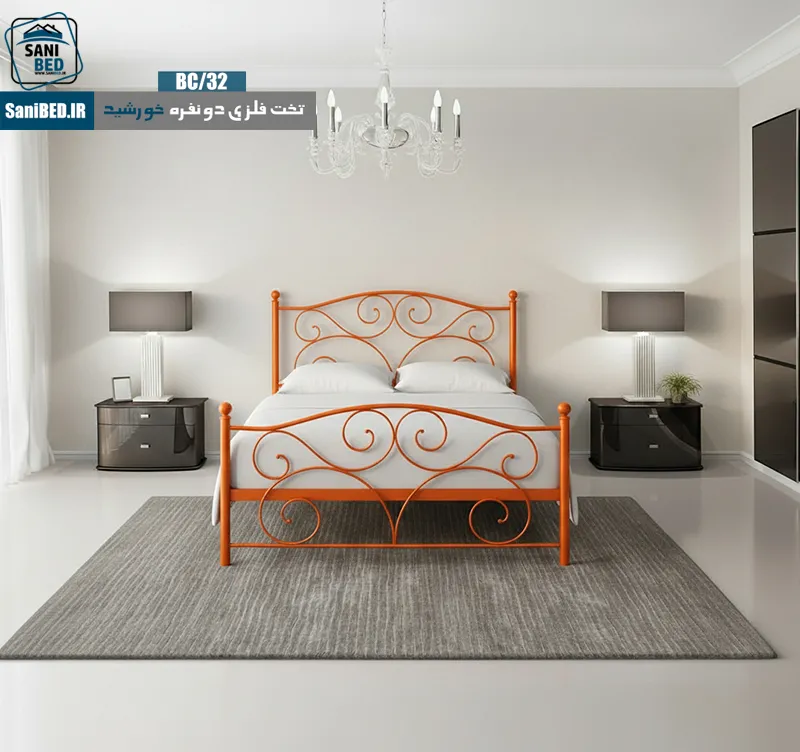 تخت خواب دو نفره خورشید