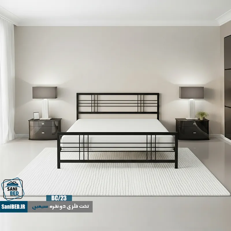 تخت خواب دو نفره سیمین