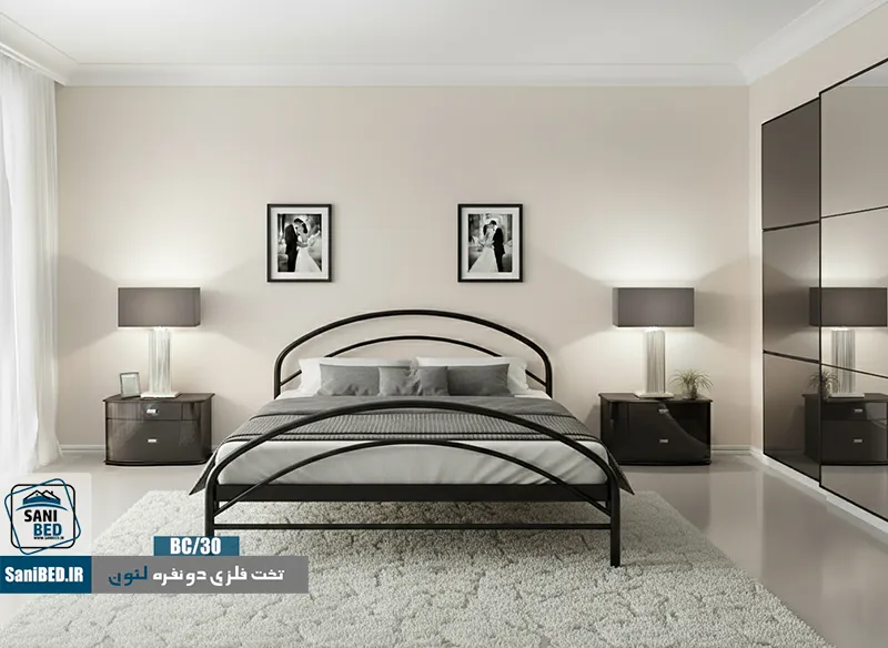 تخت خواب دو نفره لئون