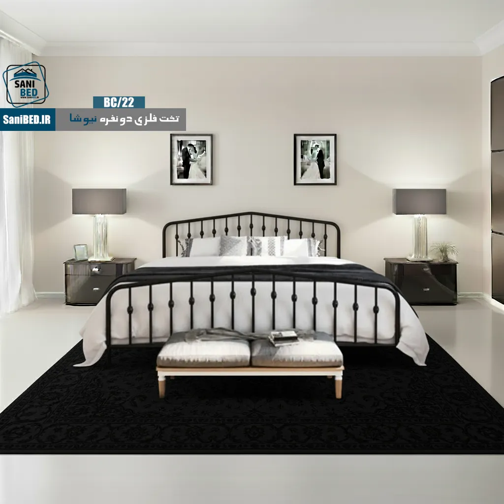 تخت خواب دو نفره نیوشا
